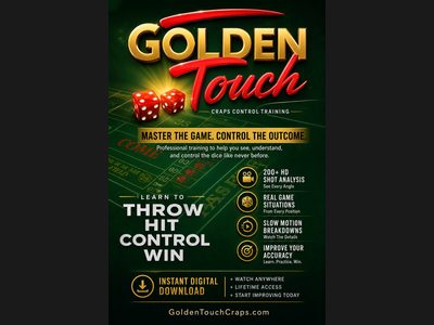 Beat Craps by Controlling the Dice - 2-disc craps dice control DVD set by Frank Scoblete and Dominator, digital download