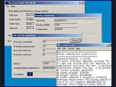 Professional Blackjack analysis and training software bundle for Windows - instant download