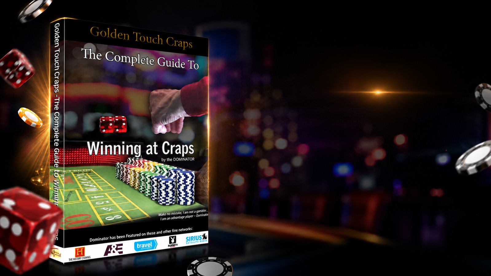The Complete Guide to Winning at Craps by Dominator — craps strategy and dice control book with three training videos